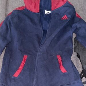 Adidas Dark Blue and Red Jacket